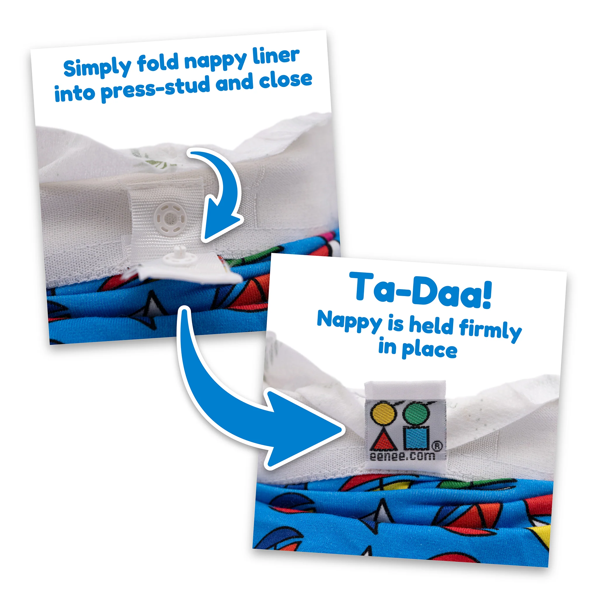 Eenee Sustainable Cotton Hybrid Nappy Pants - Image 6