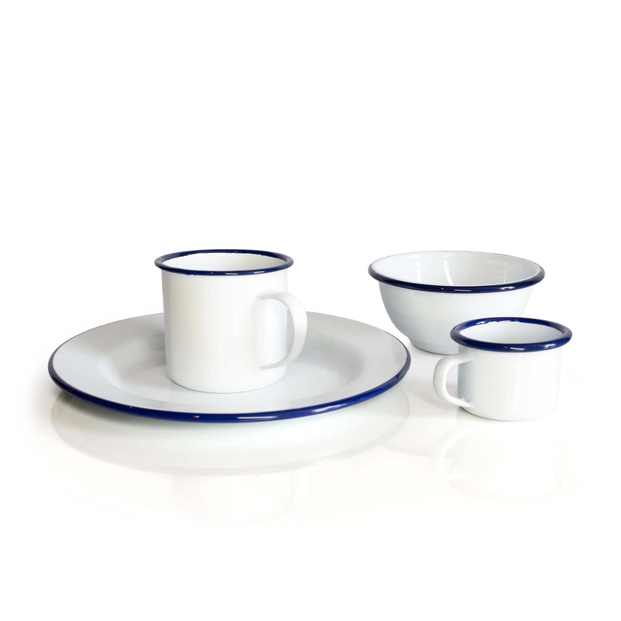 Enamel Espresso Cup Classic Set - Image 3