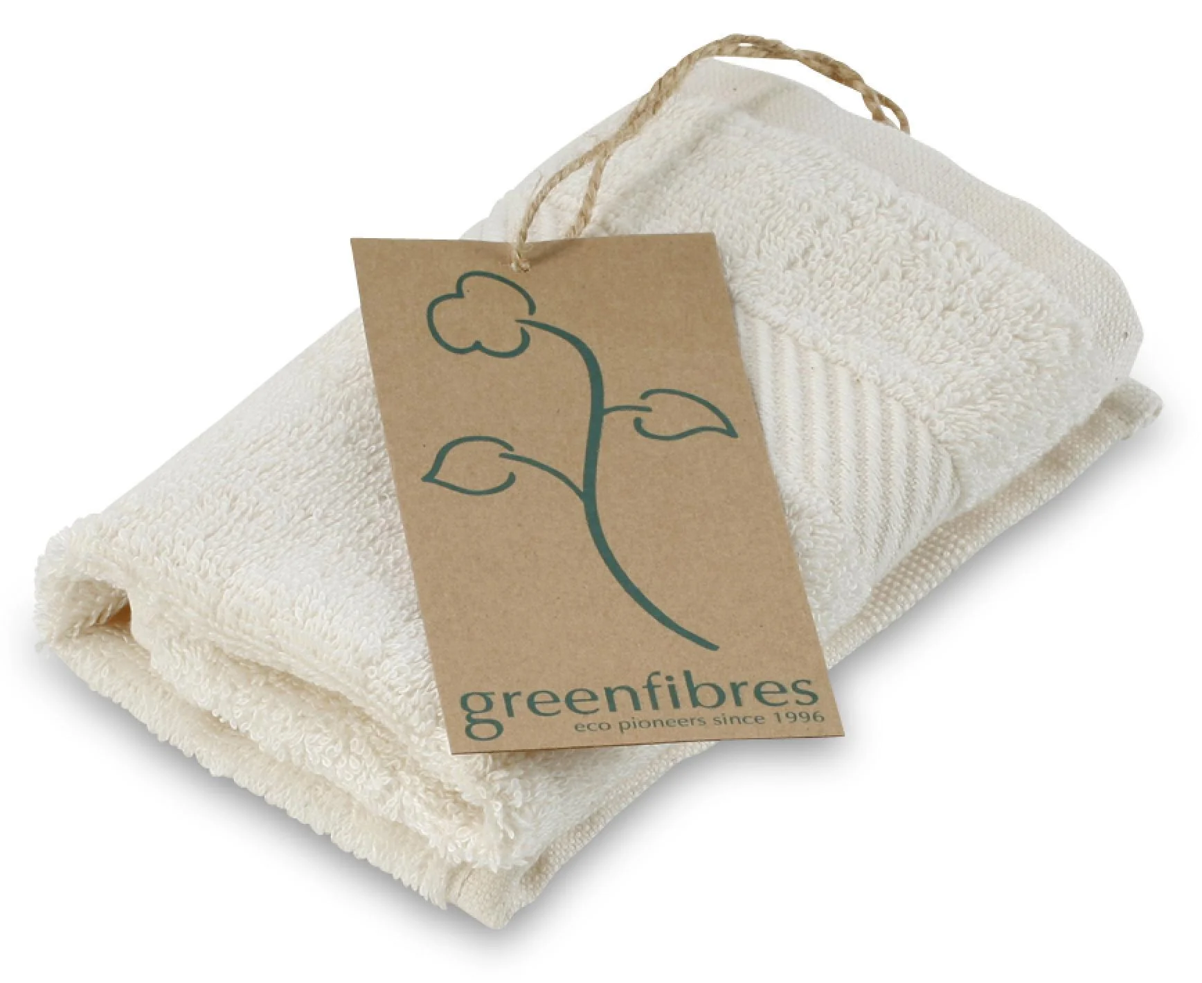 Organic Cotton Terry Wash Cloth with Hanging Loop - Image 3